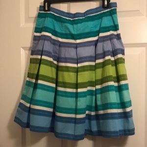 Easter, spring, summer Talbots cool colors skirt